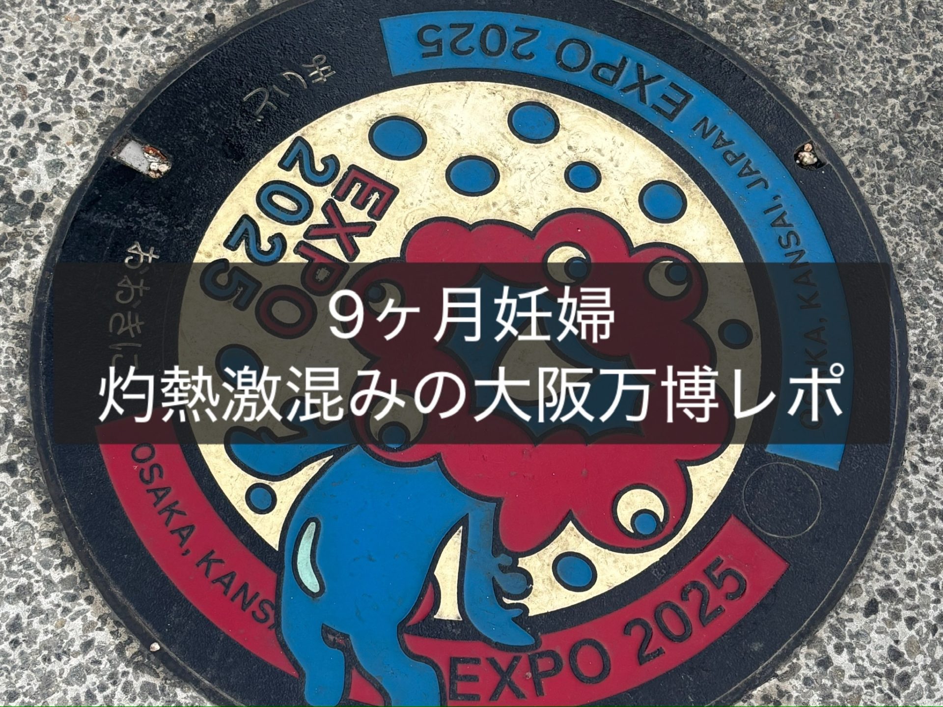 【9ヶ月妊婦】灼熱激混みの大阪万博レポ
